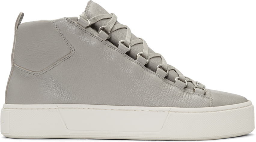 balenciaga arena high top grey