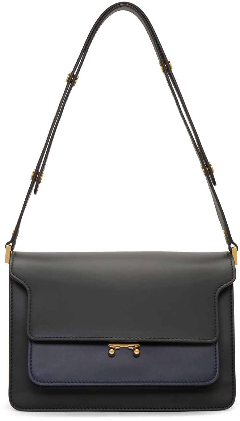 Marni: Black Medium Trunk Bag | SSENSE