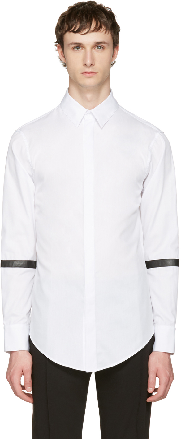 Pyer Moss: White Barrett Shirt | SSENSE