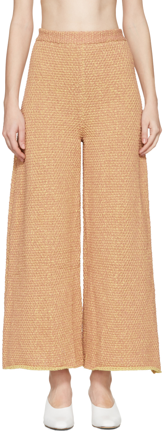 Eckhaus Latta: Orange Knit Culottes | SSENSE