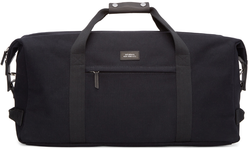 Saturdays NYC Black Norfolk Duffle Bag SSENSE UK