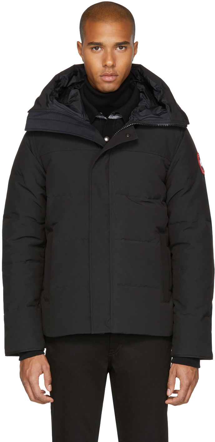 Canada Goose: Black Down Macmillan Parka | SSENSE