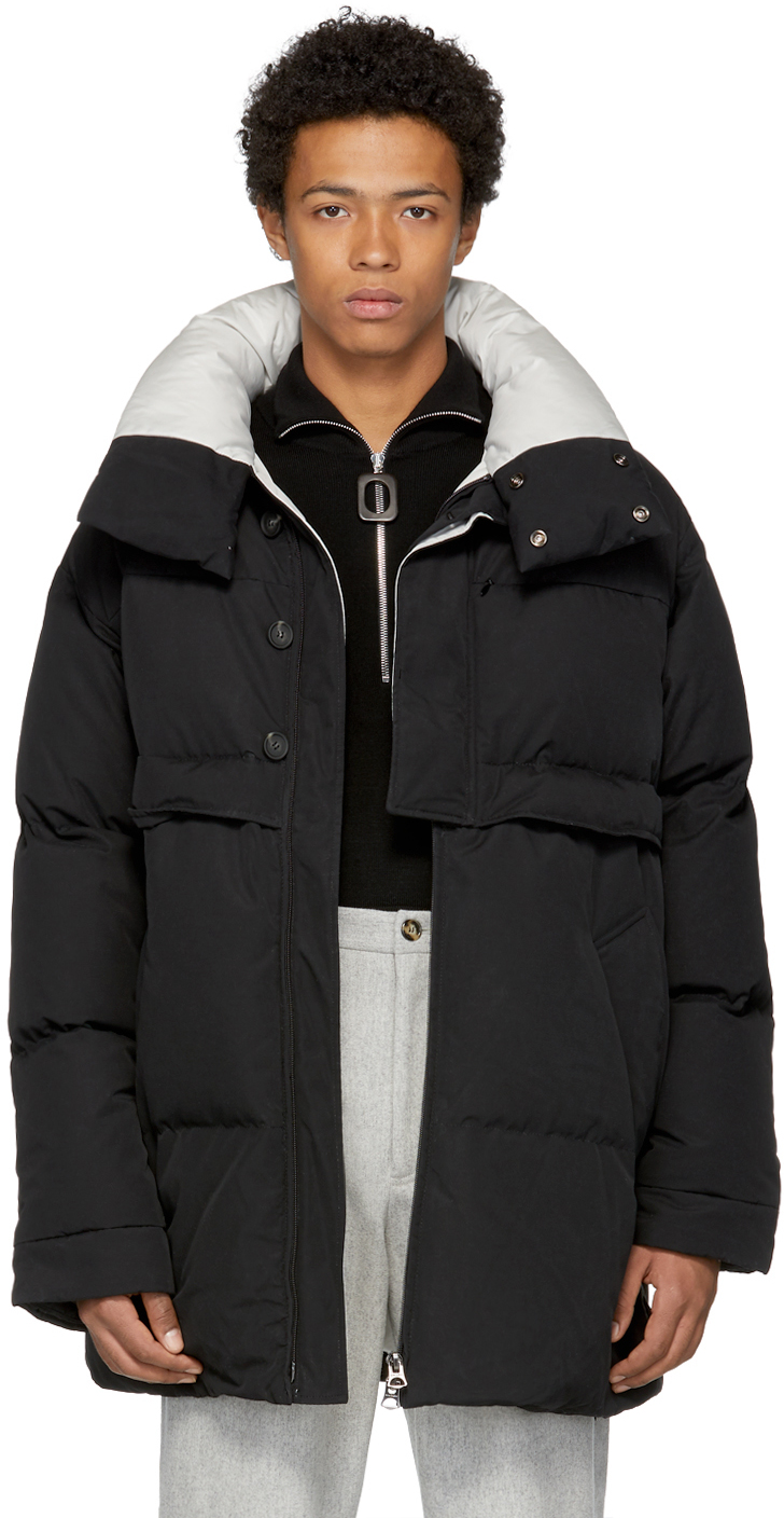 Acne Studios: Black Down Minus West Jacket | SSENSE