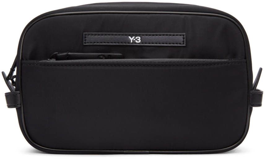 Y-3: Black Necessaire Pouch | SSENSE