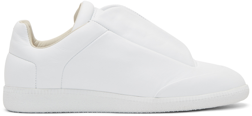 Maison Margiela: White Future Low Sneakers | SSENSE