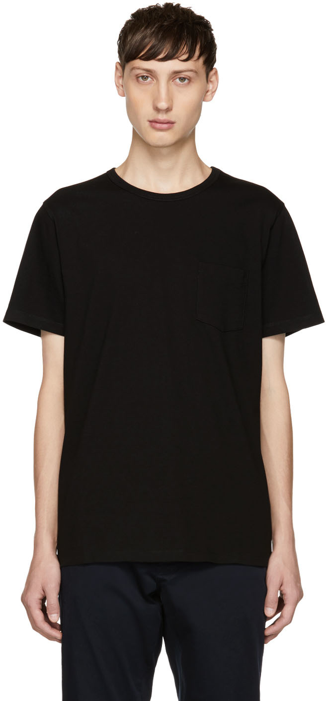 A.P.C.: Black Lilo T-Shirt | SSENSE