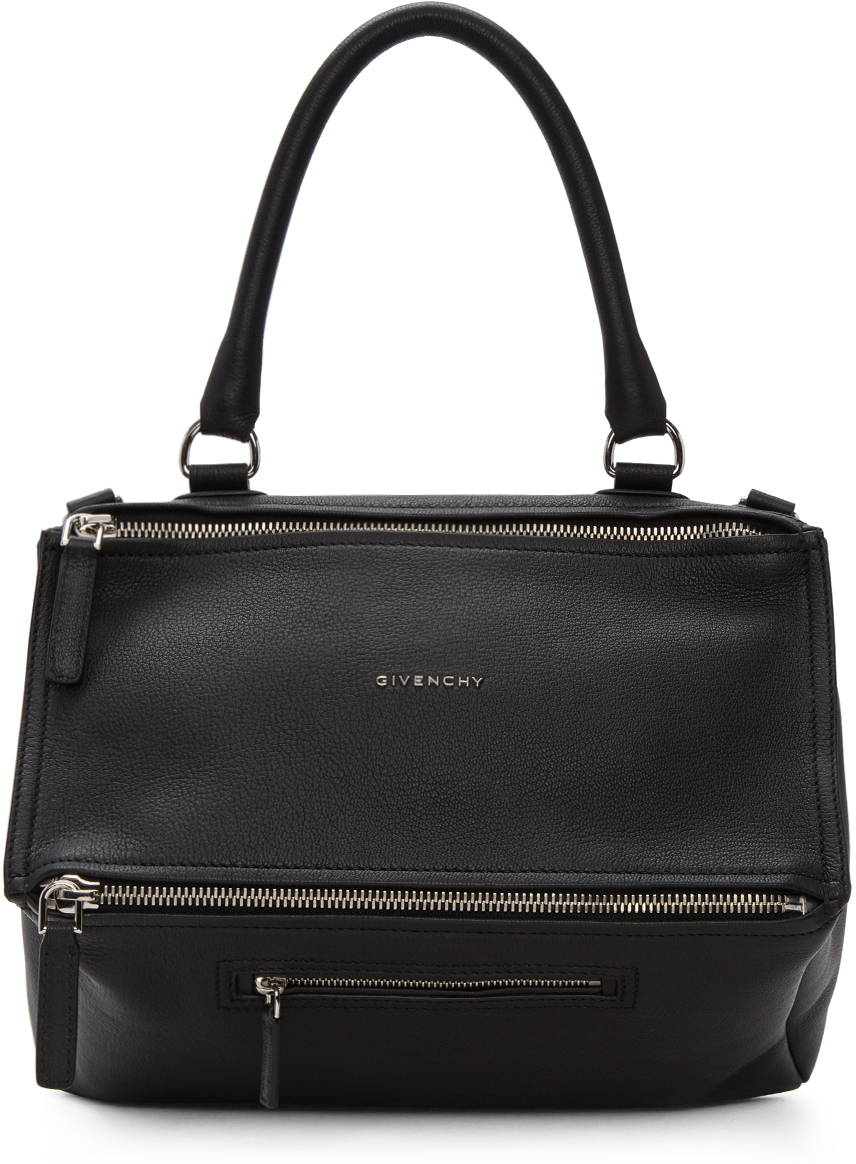 Givenchy: Black Medium Pandora Bag | SSENSE