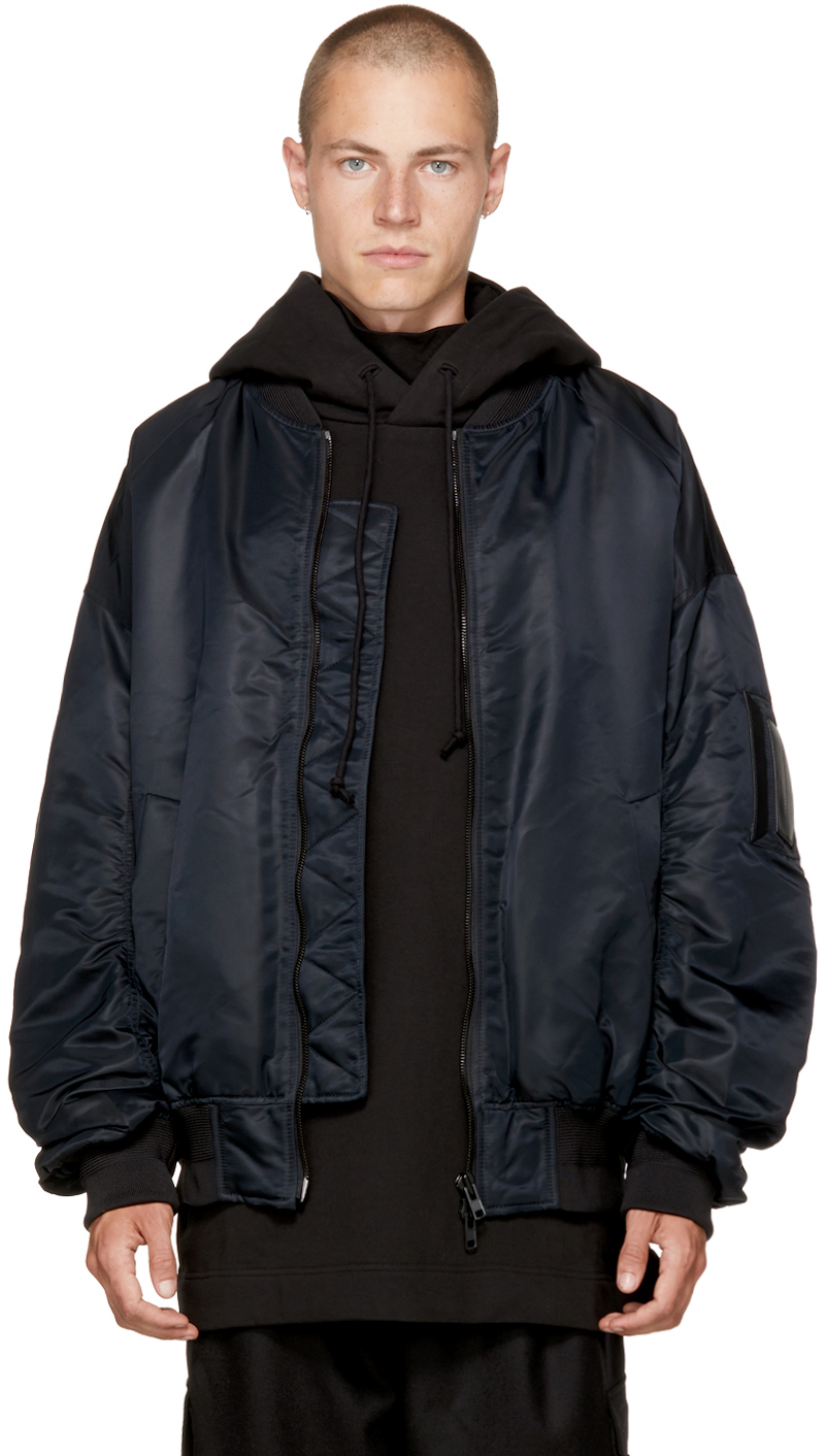 Juun.J: Black Archive Bomber Jacket | SSENSE