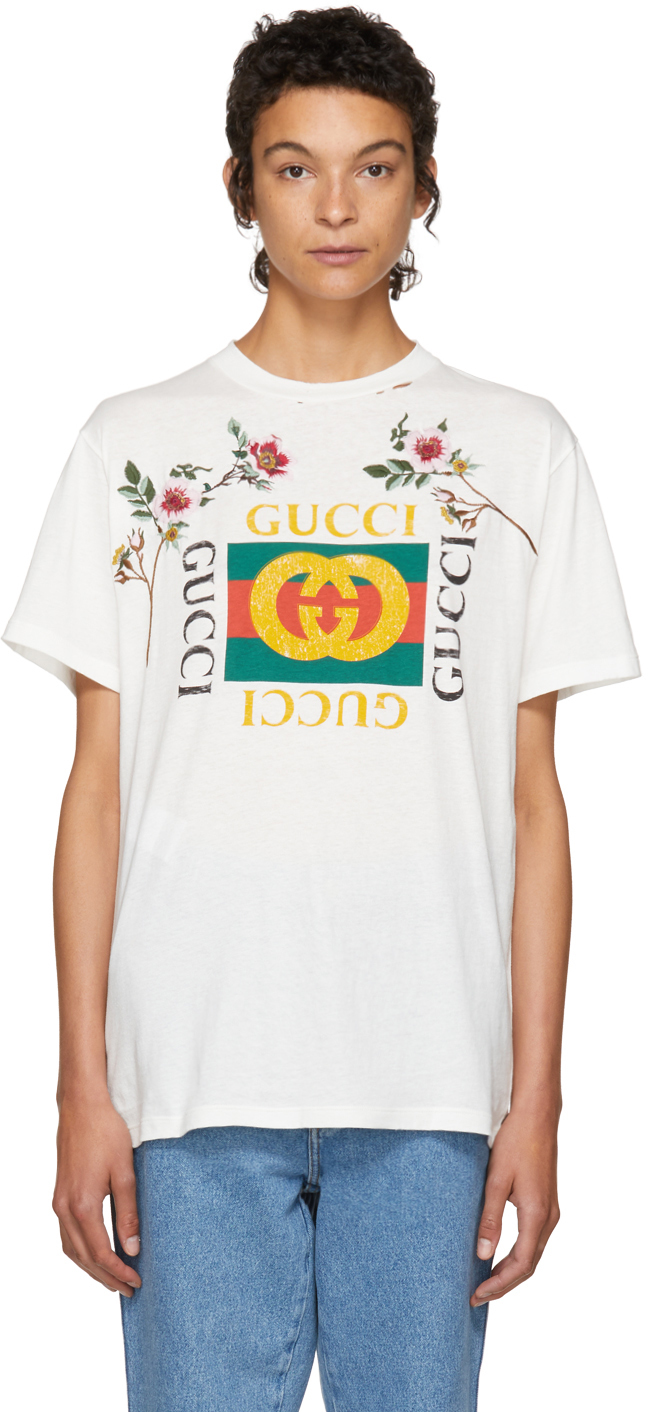 gucci tee logo