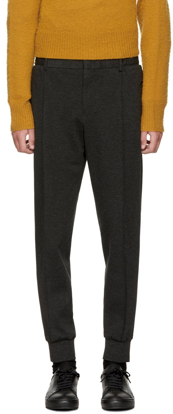 Wooyoungmi: Grey Tapered Trousers | SSENSE