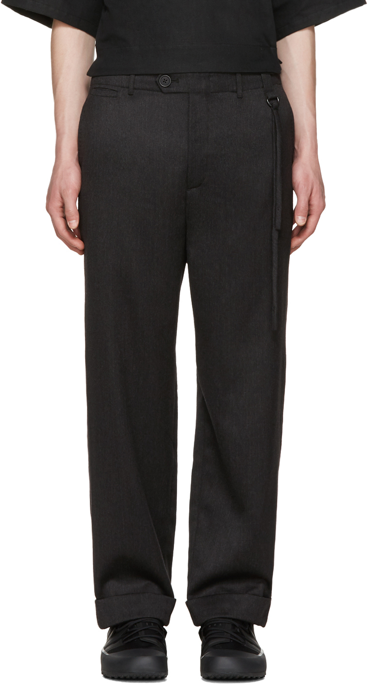Craig Green: Grey Relaxed Tailored Trousers | SSENSE