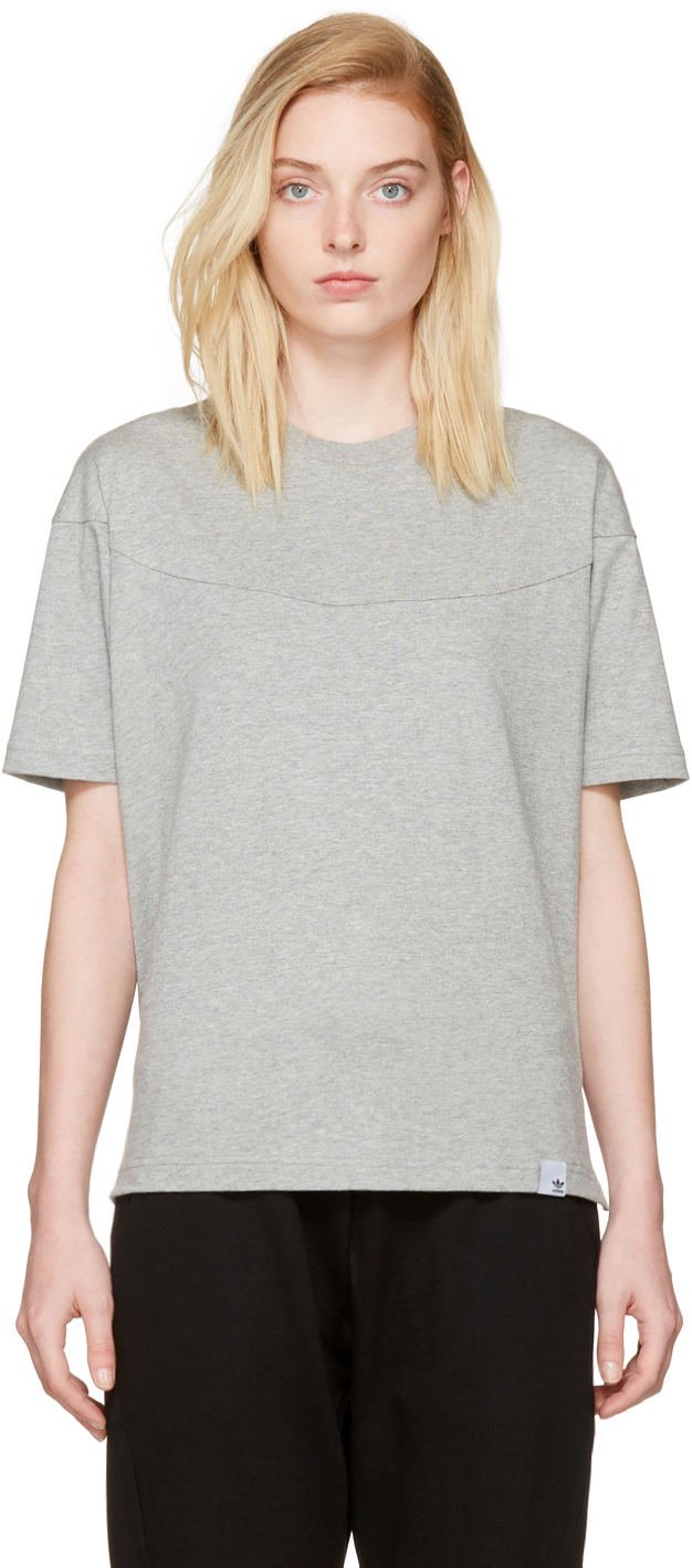 adidas Originals XBYO: Grey Satomi Nakamura Edition T-Shirt | SSENSE