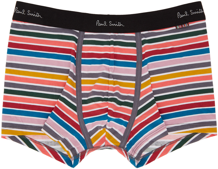Paul Smith: Multicolor Multi Stripe Boxer Briefs | SSENSE