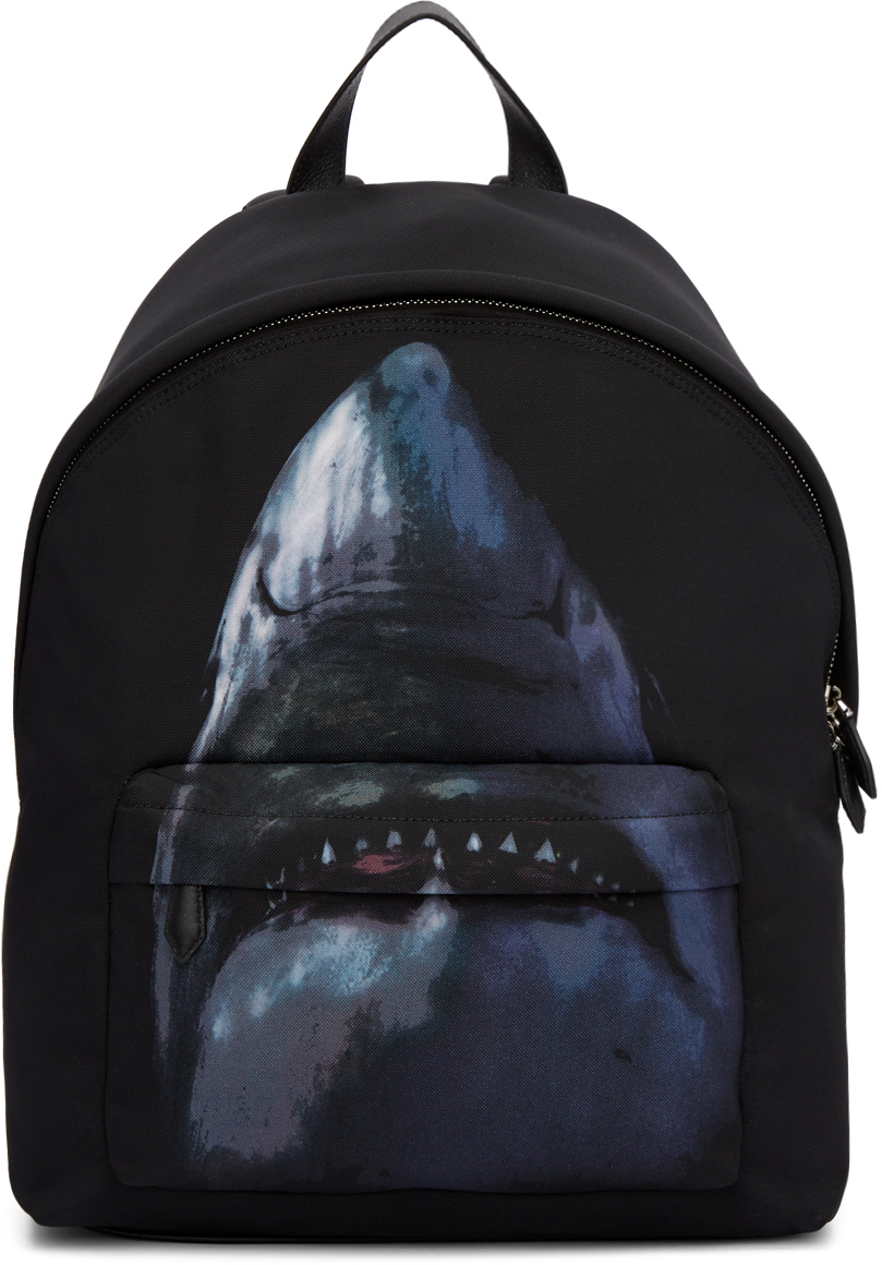 Givenchy Black Shark Urban Backpack SSENSE