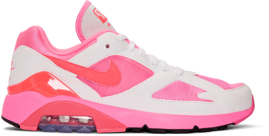 Comme des Garçons Homme Plus: White & Pink Nike Edition Air Max 180 ...