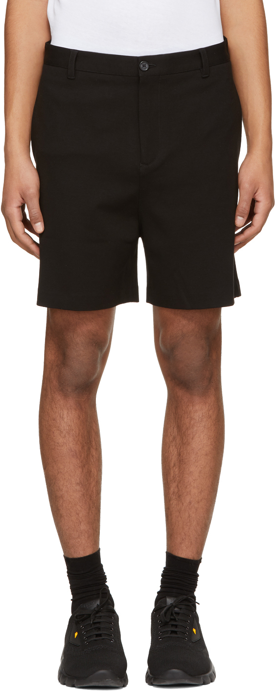 Versace: Black Chino Shorts | SSENSE