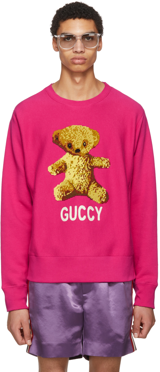 Gucci: Pink Sweatshirt | SSENSE