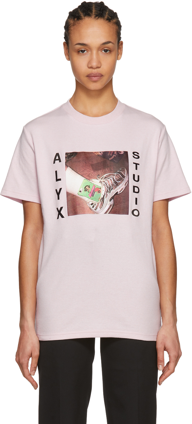 1017 ALYX 9SM: Pink Visual Edition Powerpuff T-Shirt | SSENSE