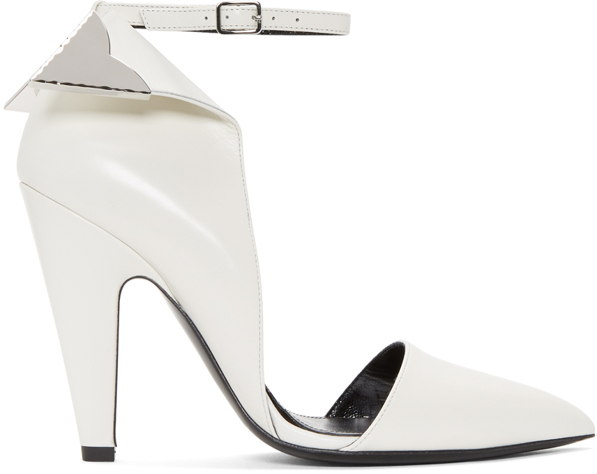 Calvin Klein 205W39NYC: White Kadence Sandals | SSENSE