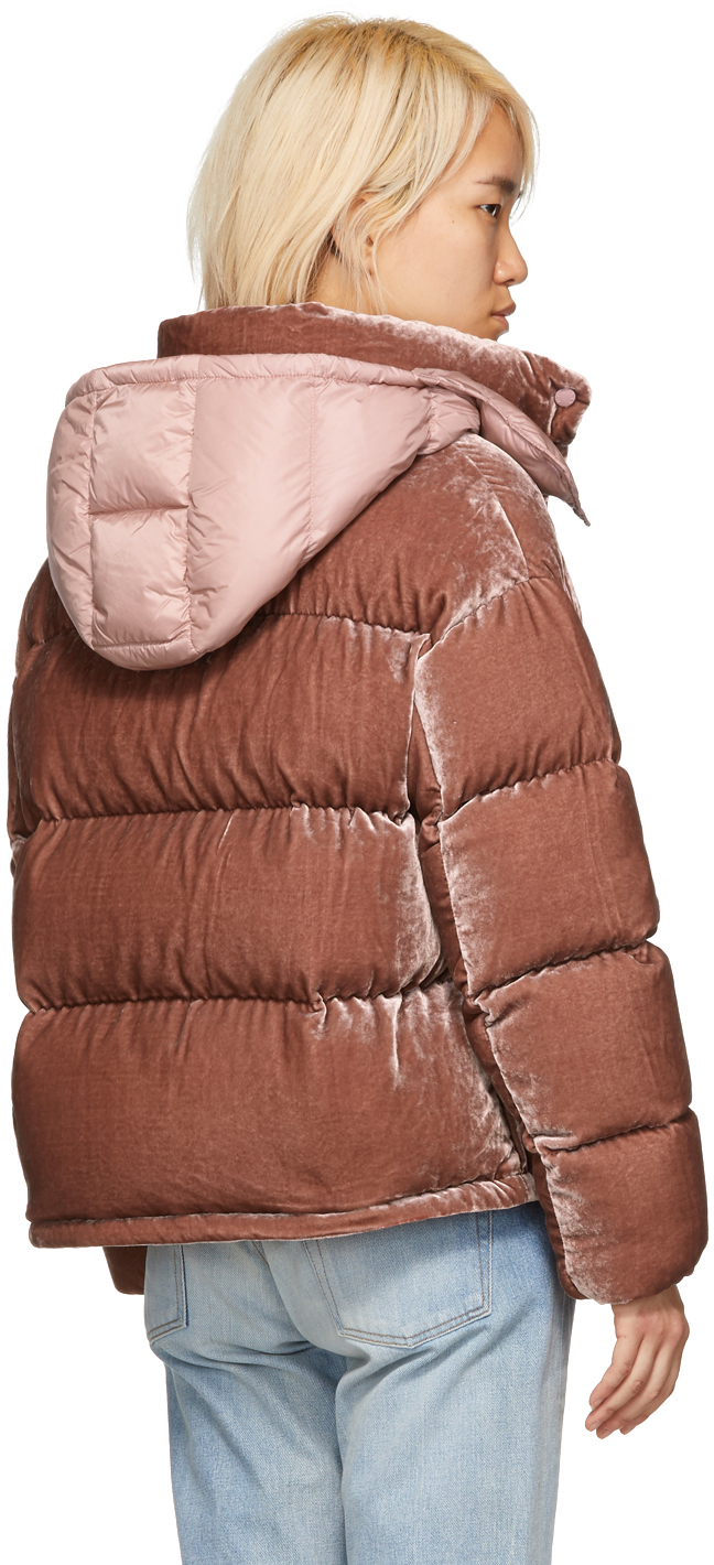 moncler pink velvet