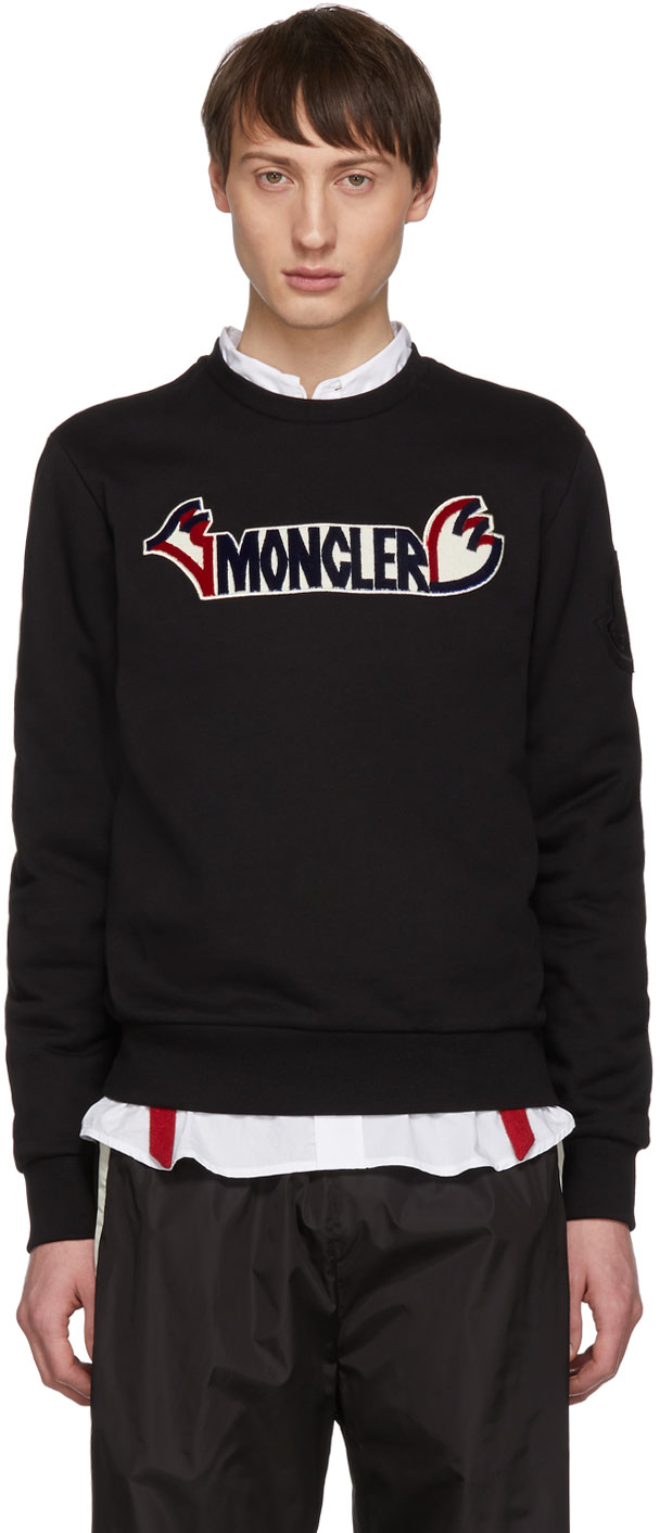 Moncler 2 Moncler 1952 Black Logo Sweatshirt