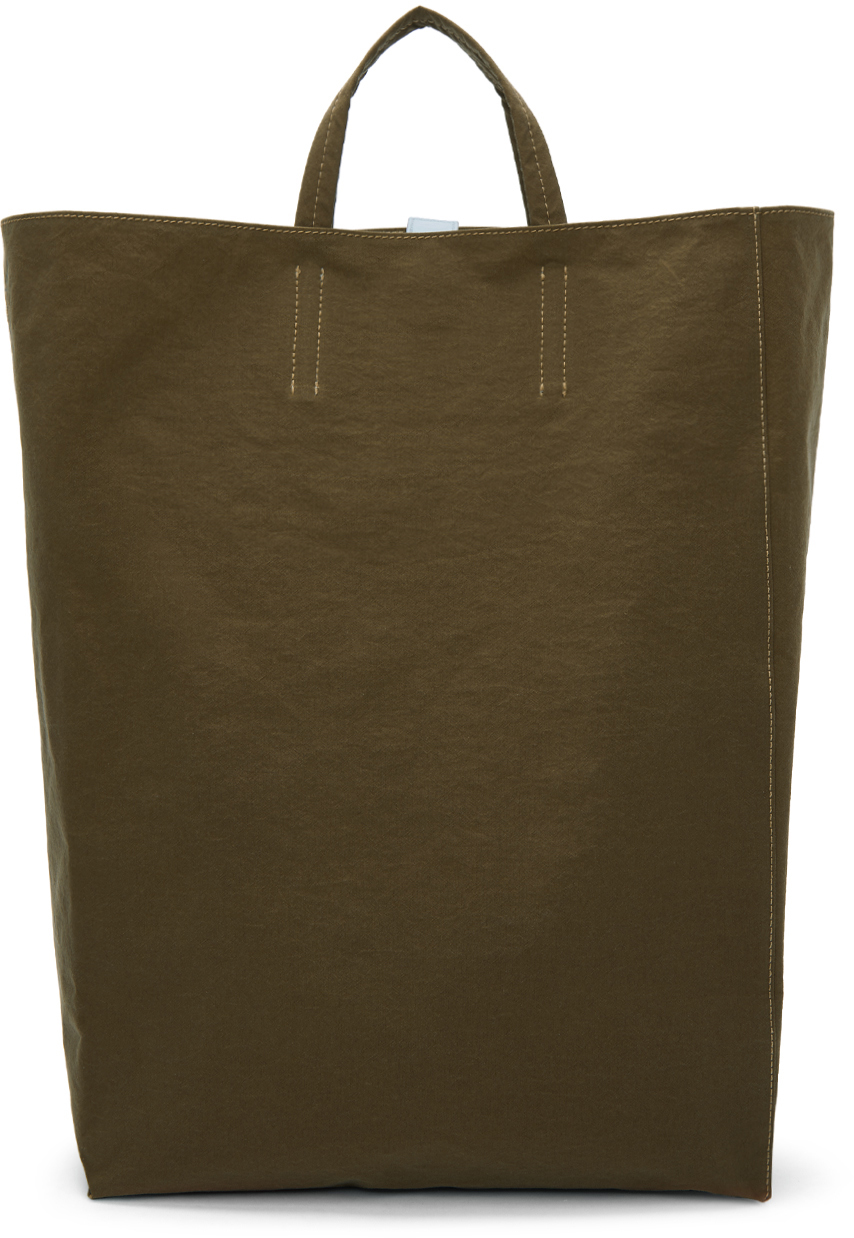 Acne Studios: Brown Baker Tote | SSENSE