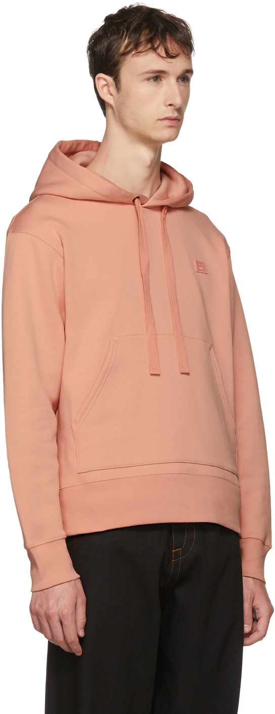 acne pink hoodie