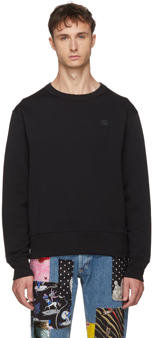 acne fairview face sweatshirt