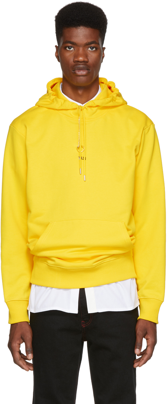 Helmut Lang: Yellow New York Taxi Hoodie | SSENSE