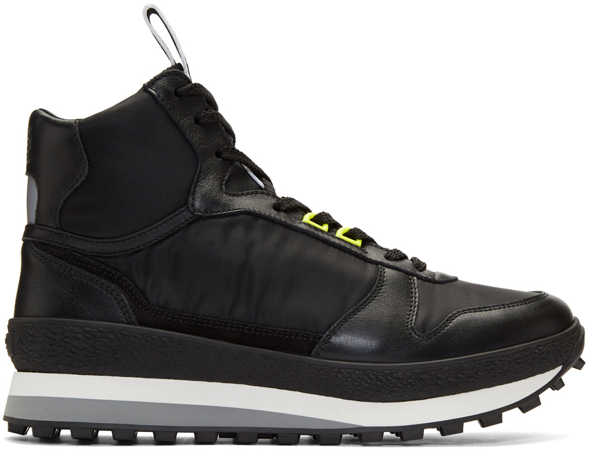 Givenchy: Black TR3 Runner High-Top Sneakers | SSENSE
