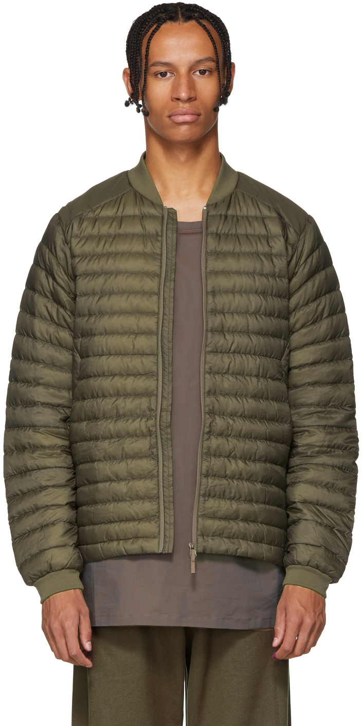 Veilance Green Conduit LT Shell Bomber Jacket SSENSE