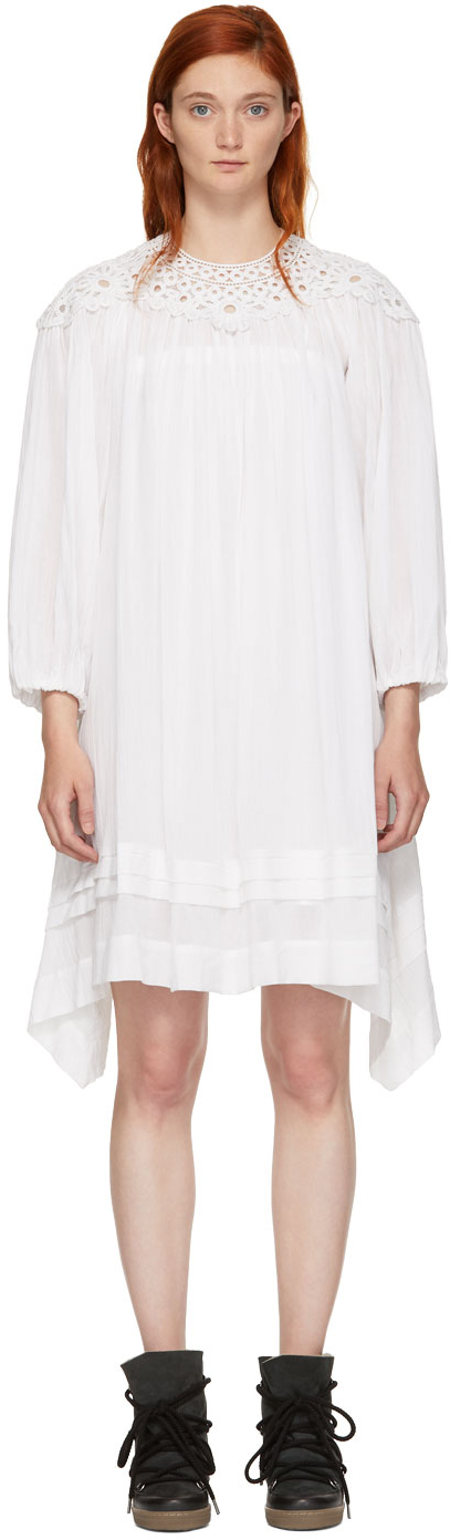 Isabel Marant Etoile: White Rita Dress | SSENSE