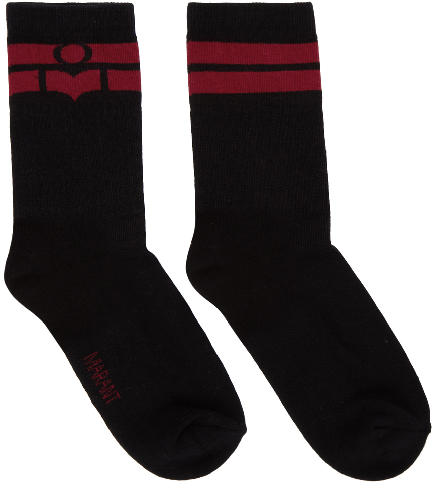 Isabel Marant: Black Vito Socks | SSENSE