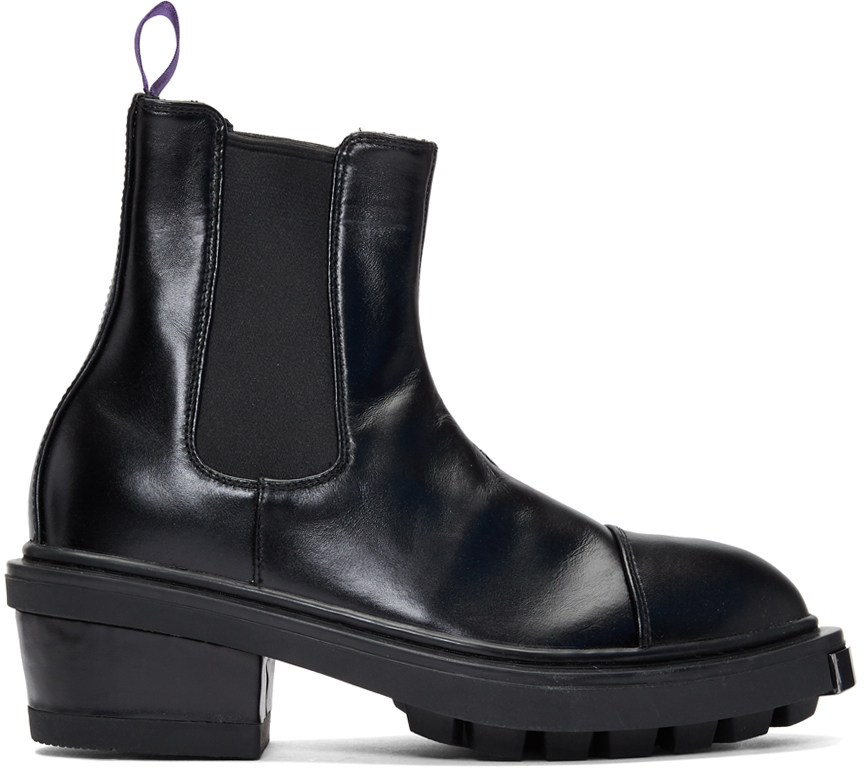 Eytys: Black Leather Nikita Chelsea Boots | SSENSE