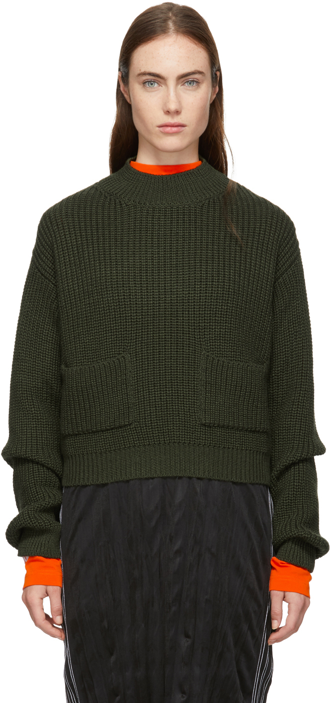 Études: Green Shandar Sweater | SSENSE