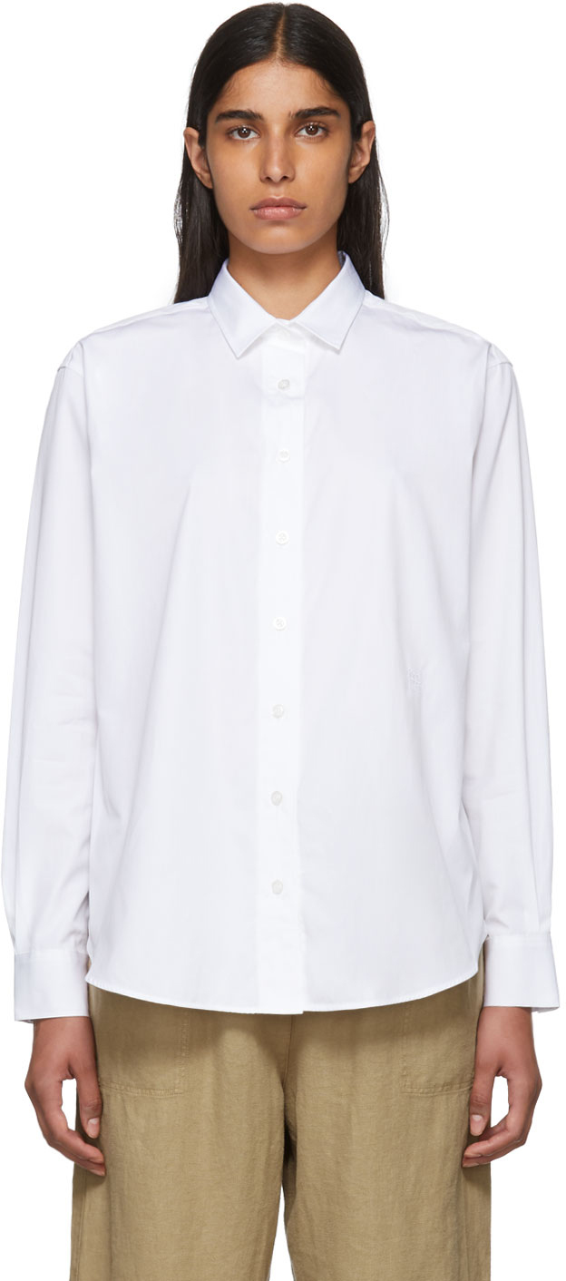 Totême: White Capri Shirt | SSENSE