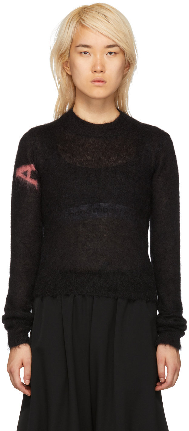 1017 ALYX 9SM: Black Mohair Judy Sweater | SSENSE