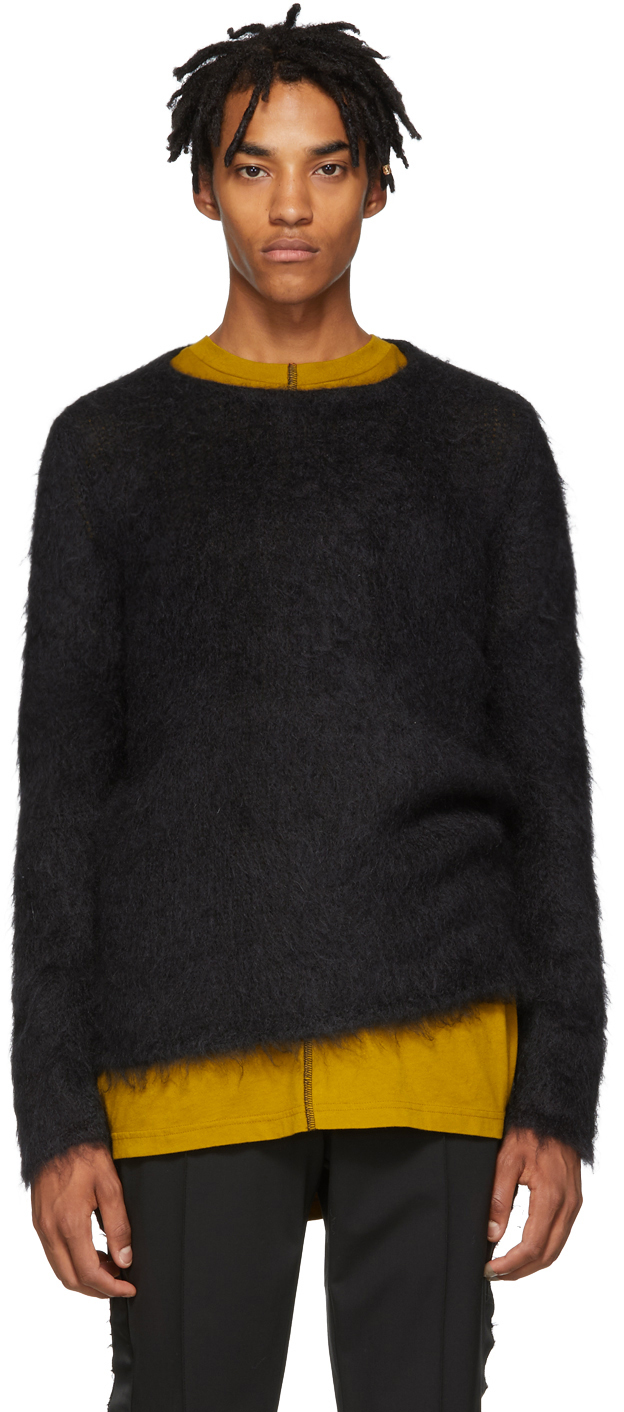 1017 ALYX 9SM: Black Mohair Briar Sweater | SSENSE