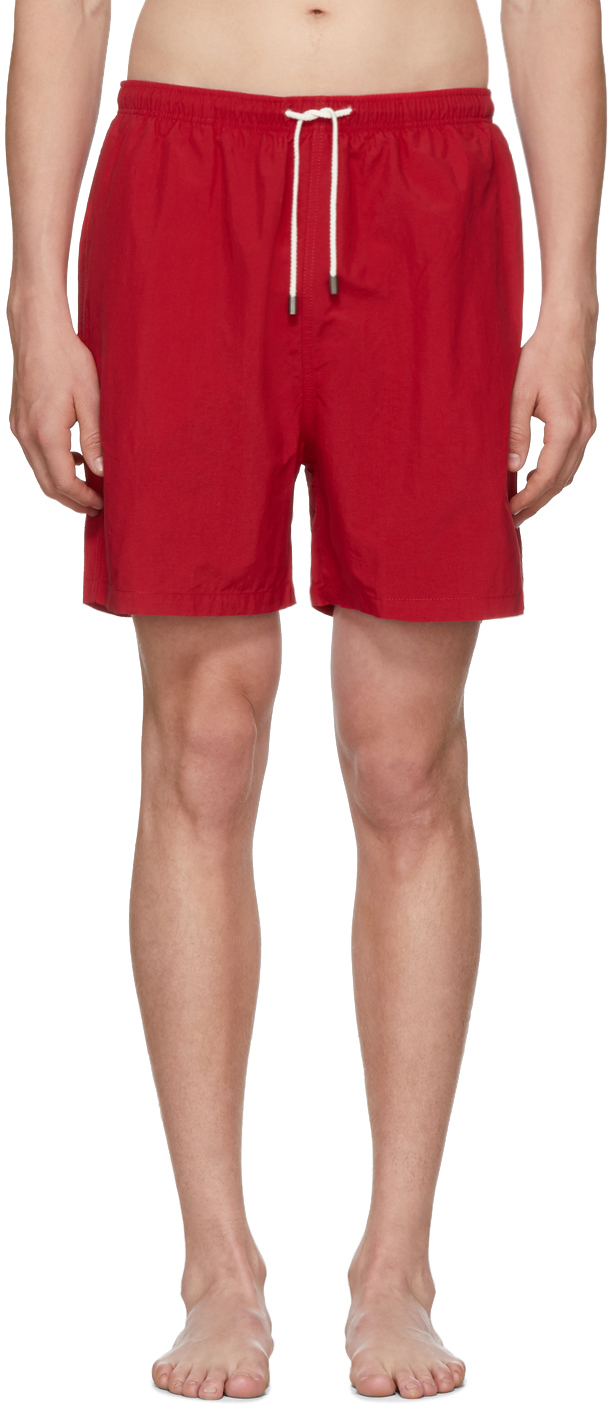 Solid & Striped Red Classic Swim Shorts