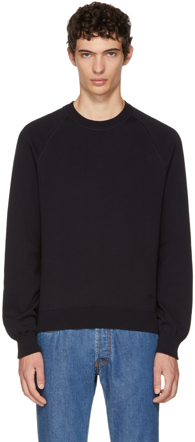 Brioni: Black Classic Sweatshirt | SSENSE