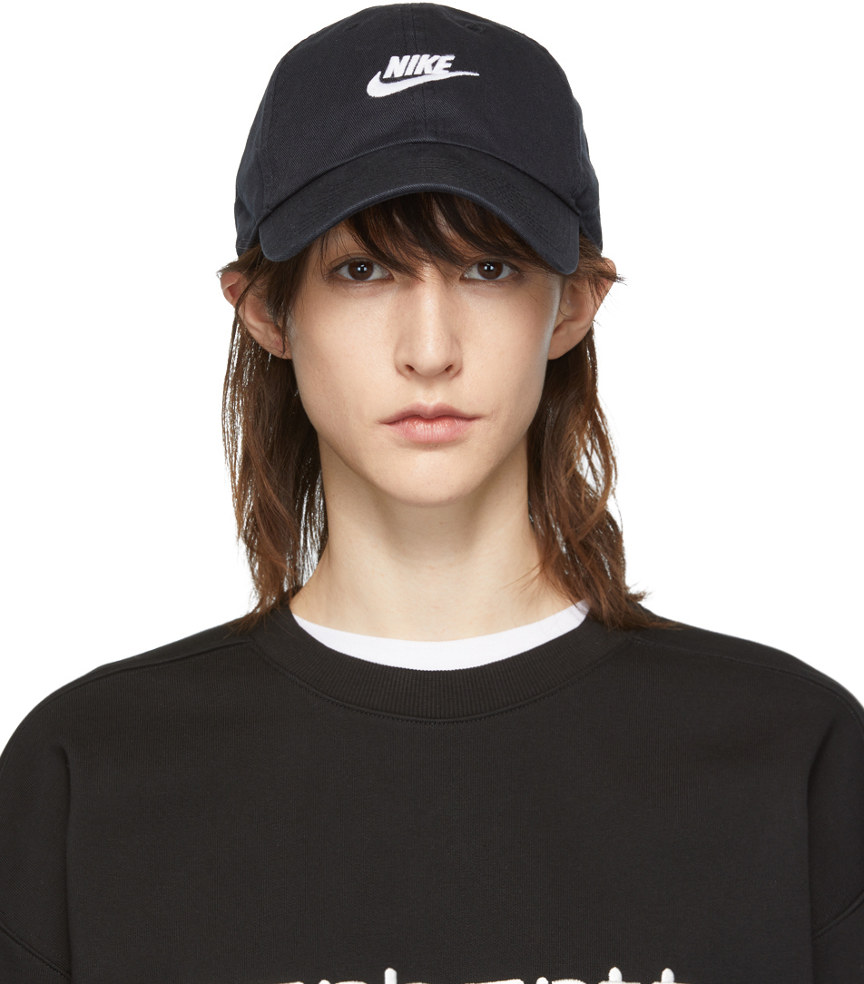 Nike: Black Heritage 86 Futura Cap | SSENSE