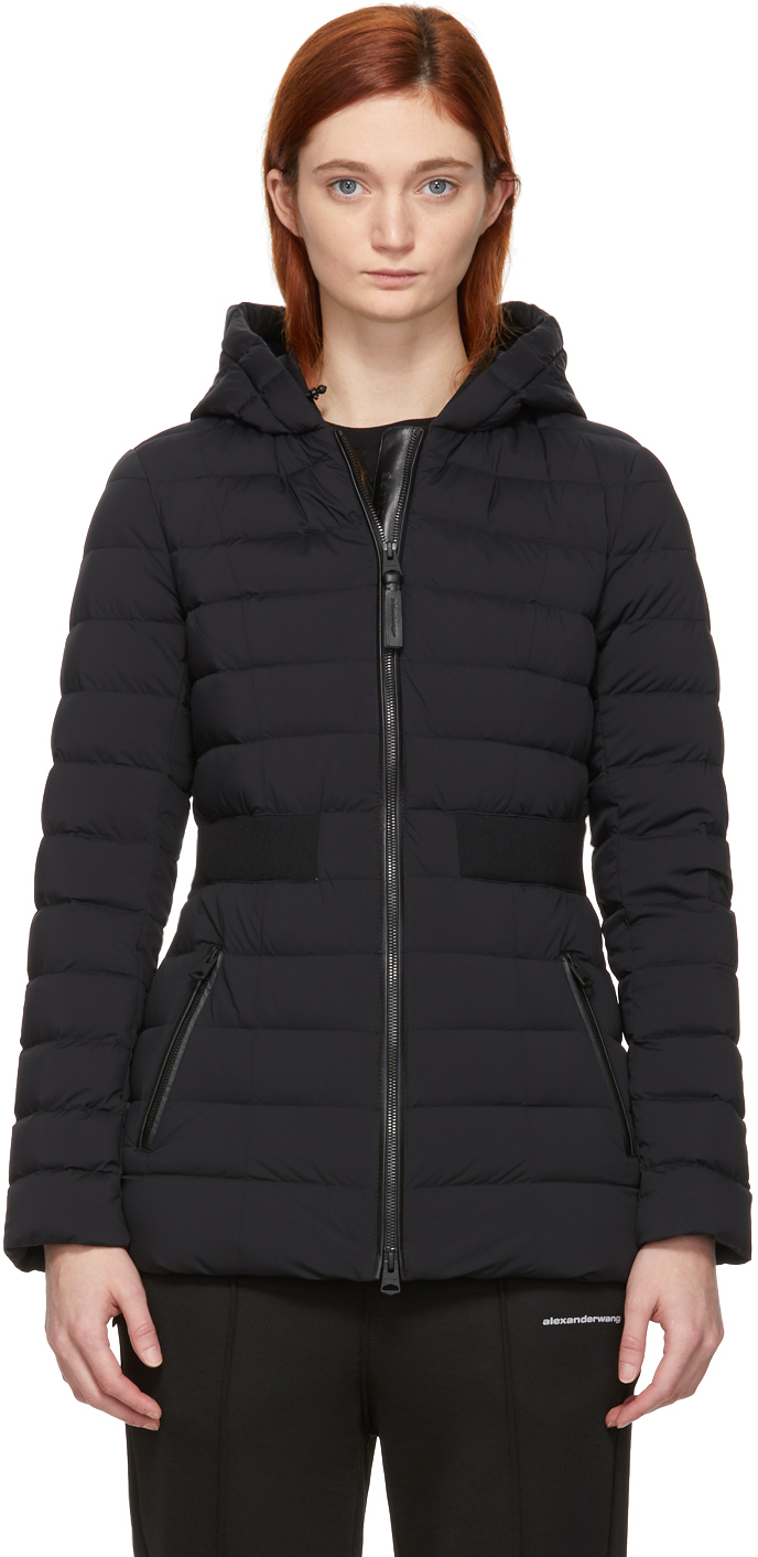 Mackage: Black Down Kaila Hooded Jacket | SSENSE