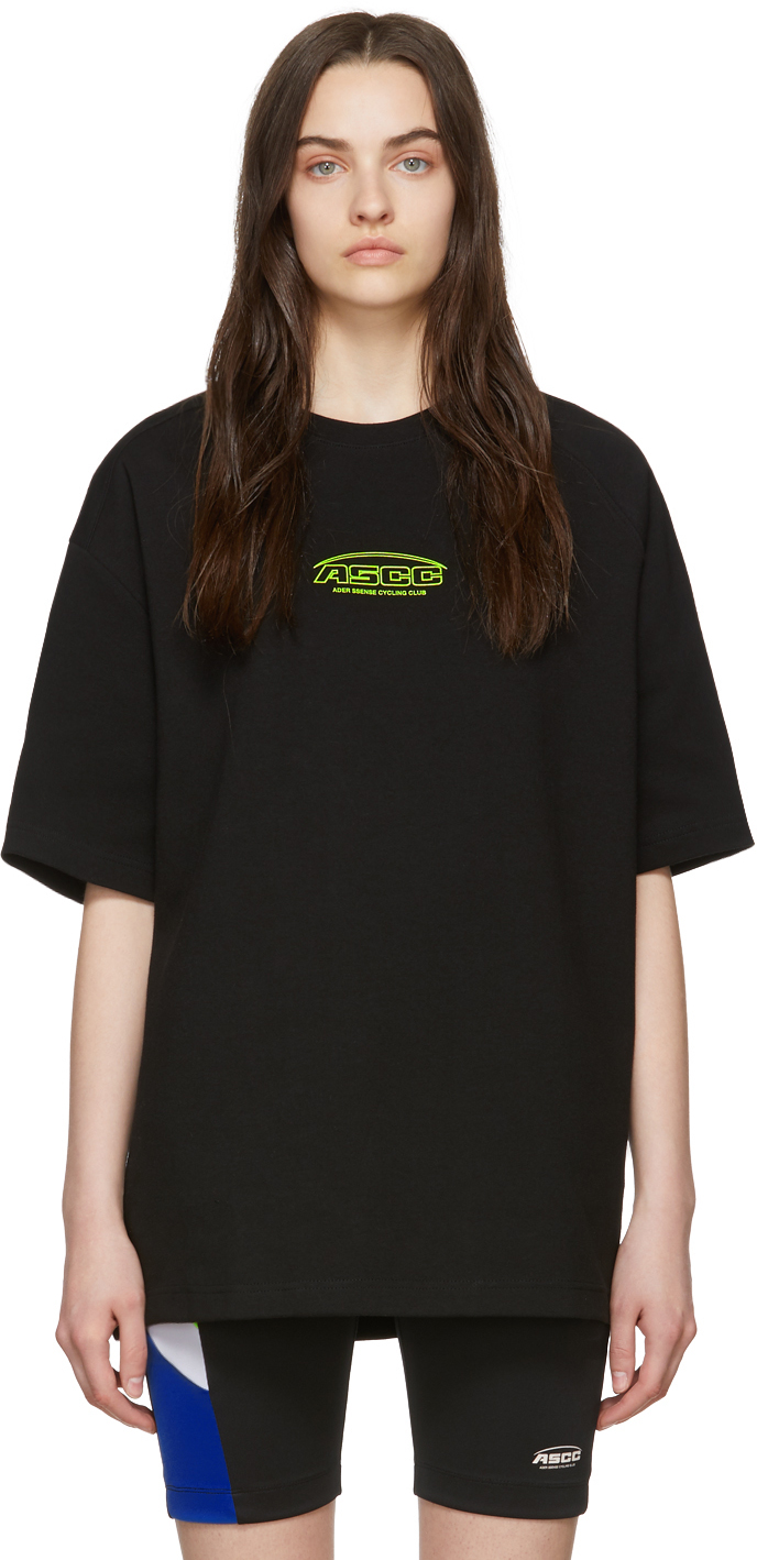 ADER error: SSENSE Exclusive Black ASCC Regular Fit T-Shirt | SSENSE