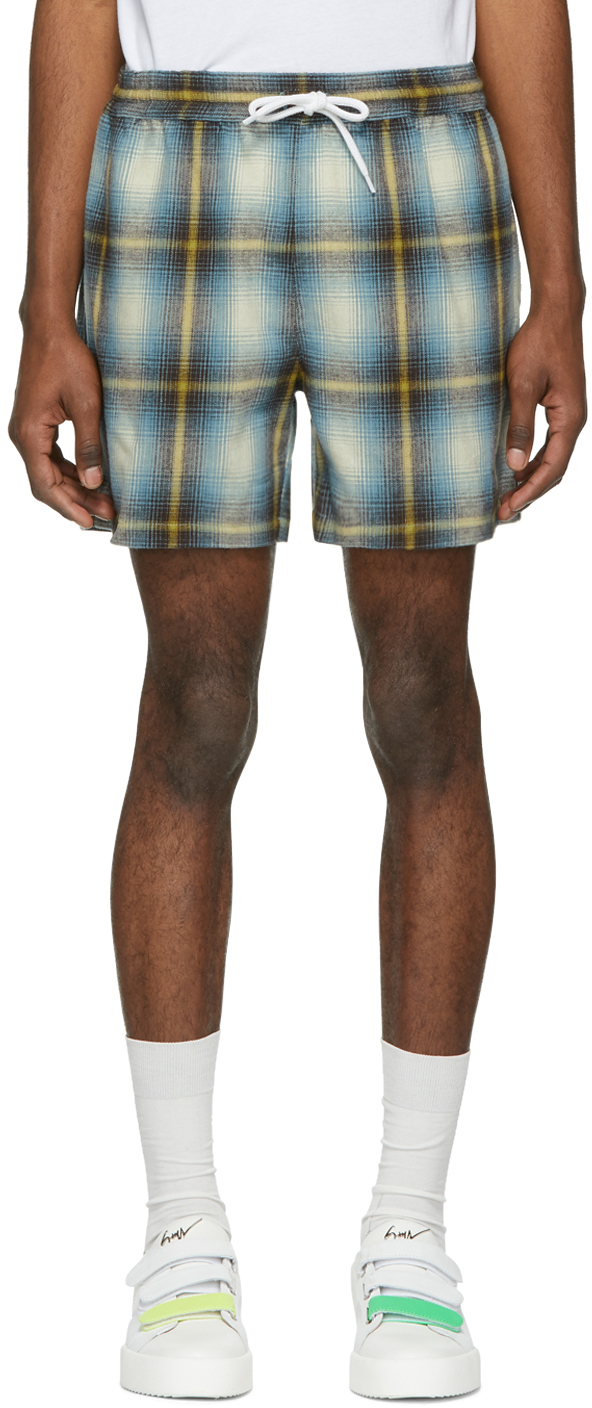 yellow plaid shorts