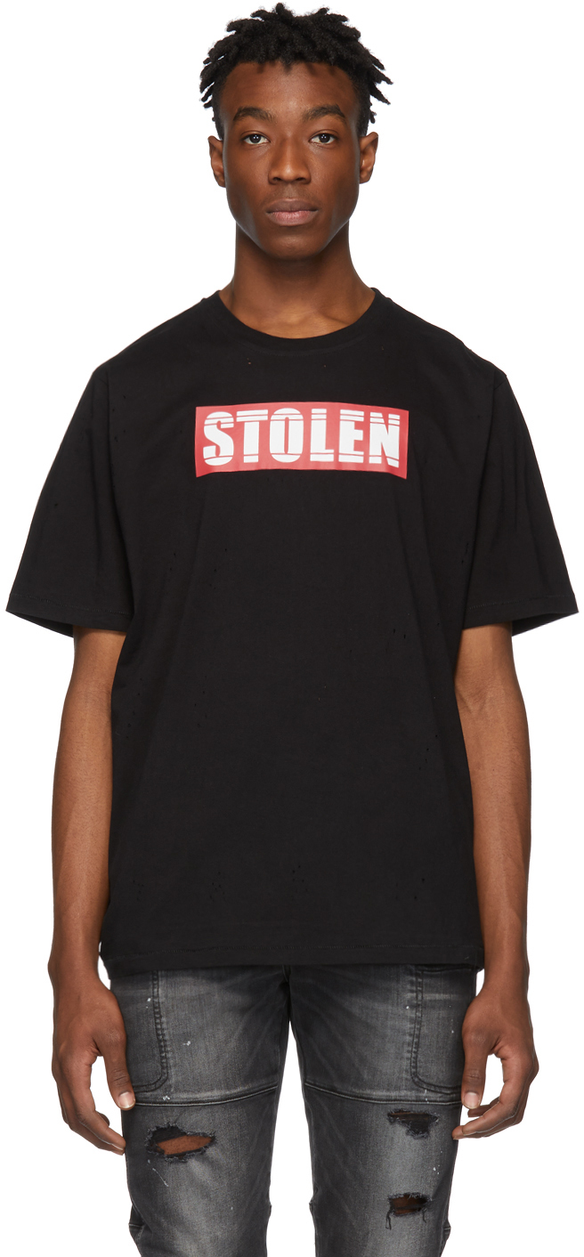Stolen Girlfriends Club Black Plasmatics TShirt SSENSE
