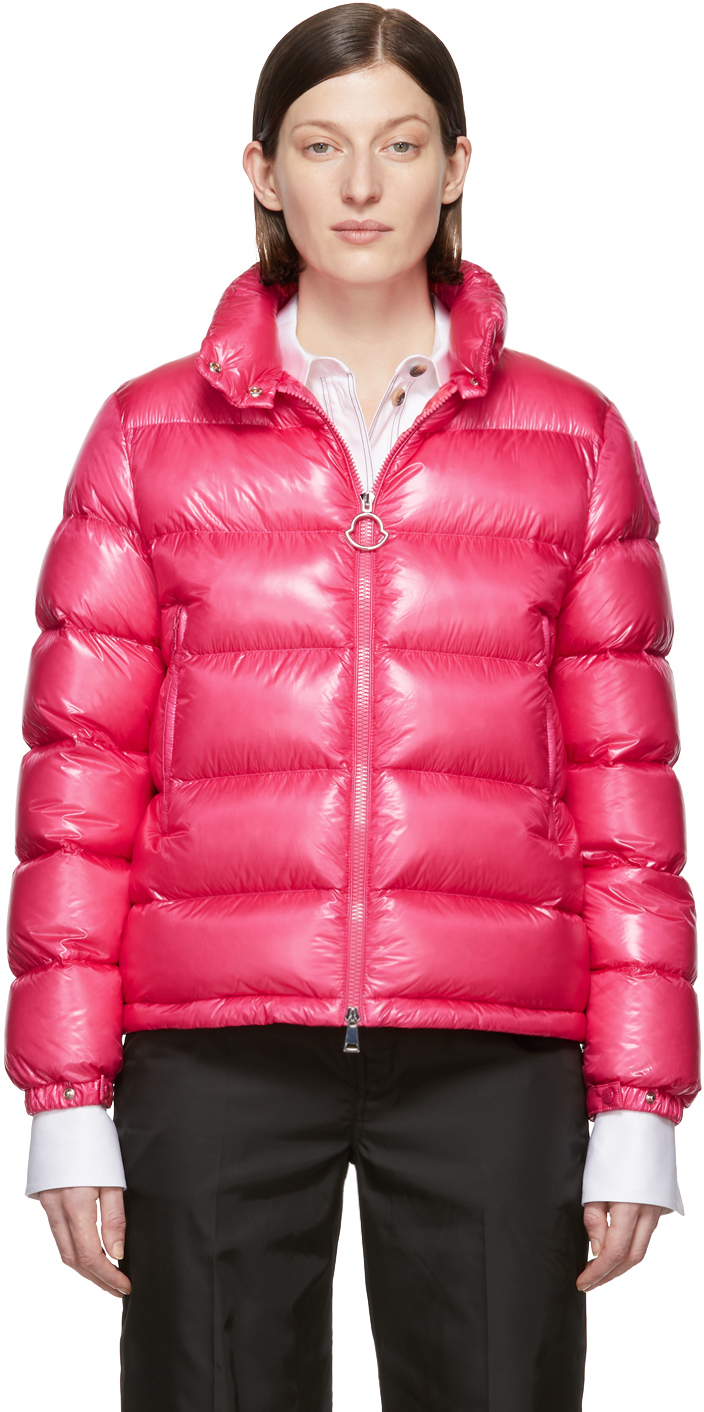 Pink Down Copenhague Jacket by Moncler on Sale