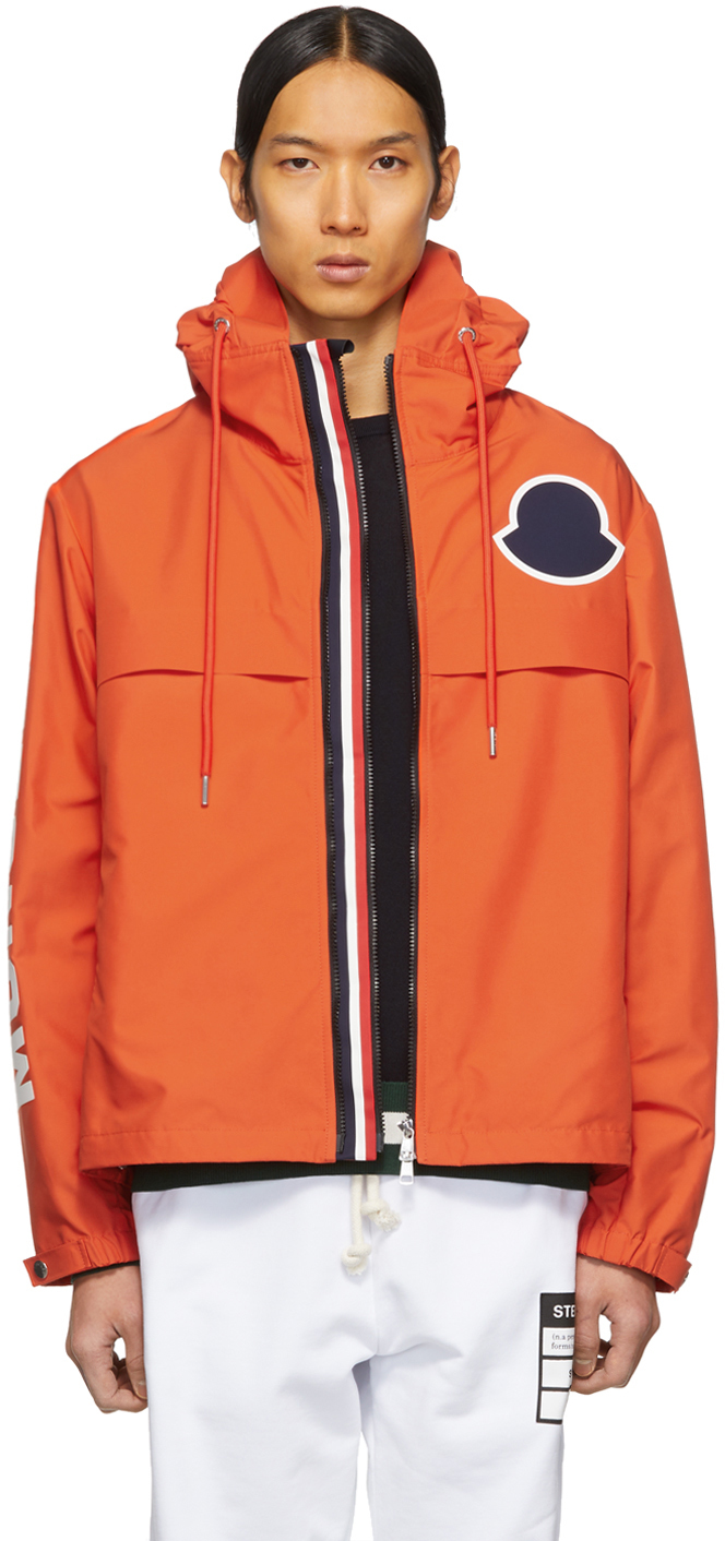 Moncler: Orange Montreal Jacket | SSENSE