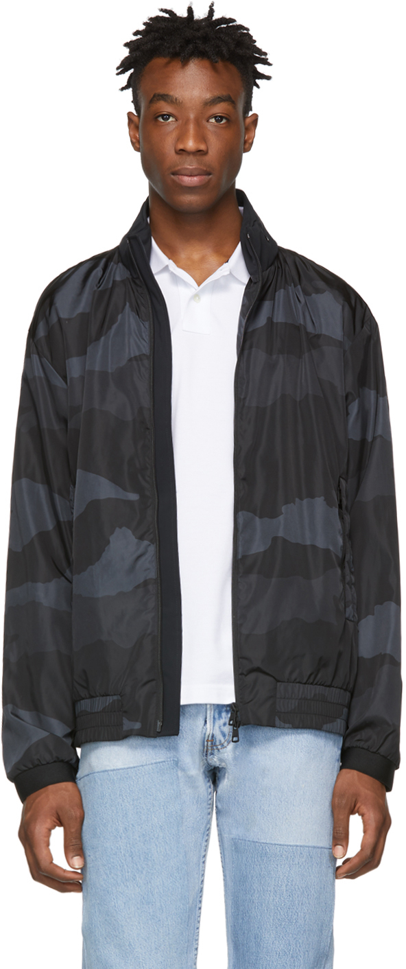 moncler black camo jacket