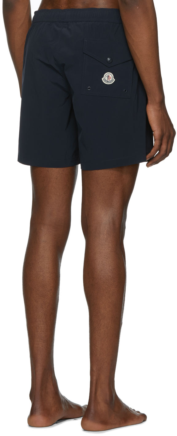 navy moncler shorts