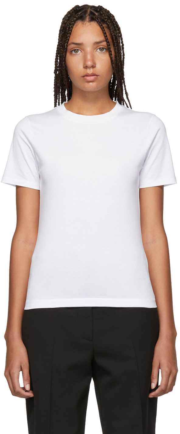 Acne Studios: White Dorla E Base T-Shirt | SSENSE